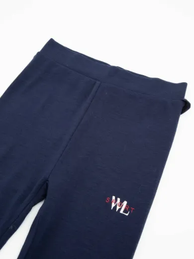 Bilde av WoolLand Ljosland tights Blå